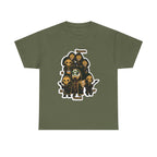 CHibi Band -Chic Unisex Heavy Cotton Tee - Edgy Graphic Design, Gifts, Halloween, Festivals, and Everyday Style