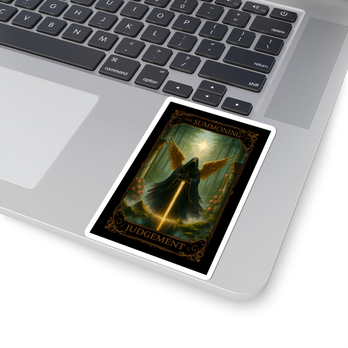 Judgement Tarot- Mystical Kiss-Cut Stickers - Gothic Art, Occult Decor, Nature Lover Gift, Laptop Decal, Planner Accessory