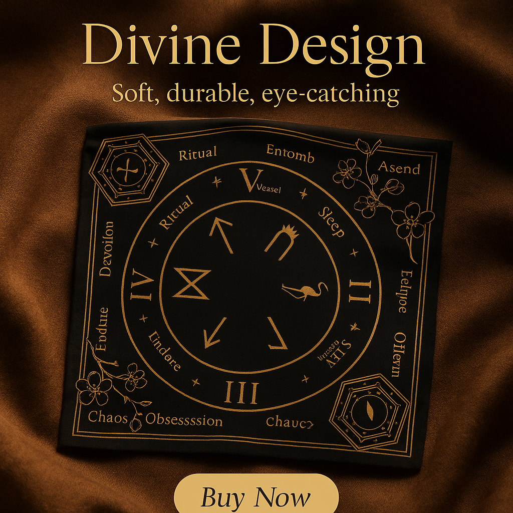 The Ritual Tarot Cloth (22" x 22")